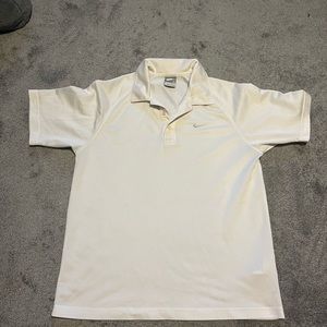 Men’s White Nike Polo tee